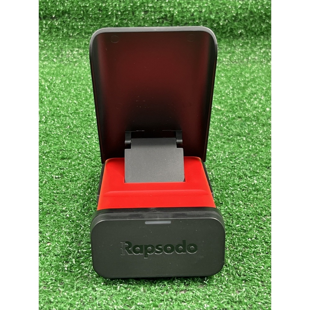 Rapsodo Mobile Golf Launch Monitor With Case Black and Red New